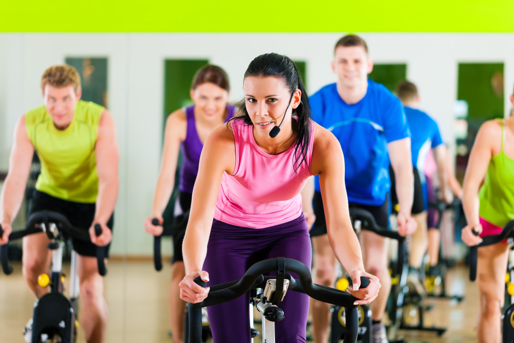 Pushing Through at Spin Class